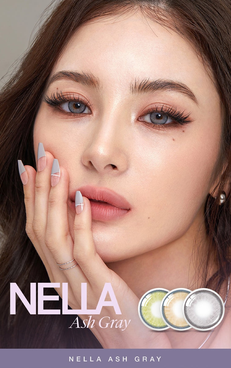 OLENS Nella One Day Ash Gray Contact Lenses 10 Pack– Trendy OLENS Nella One Day Ash Gray Contact Lenses 10 Pack– Trendy