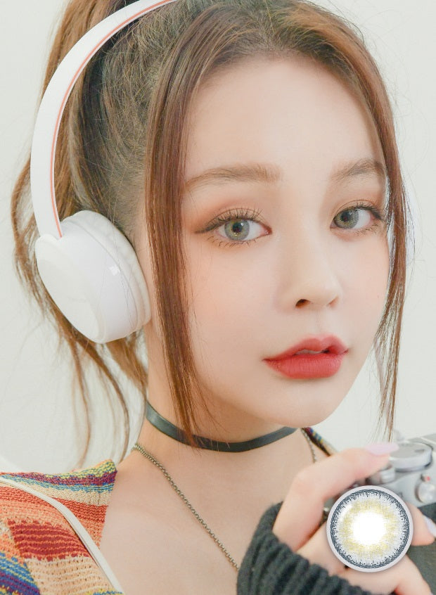 LensVery Silhouette Gray Monthly Contact Lenses 2 Pack Trendy Sweet Shop