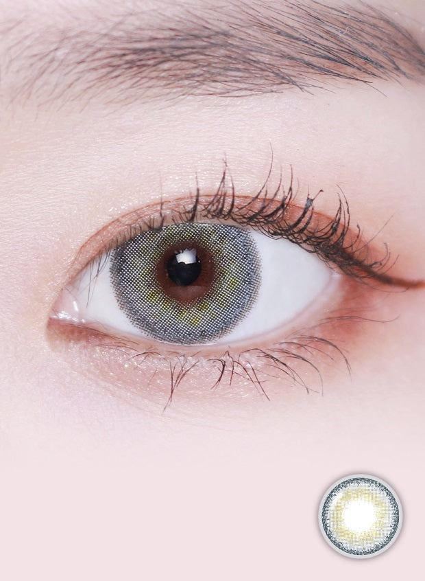 LensVery Silhouette Gray Monthly Contact Lenses 2 Pack Trendy Sweet Shop