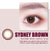 LensVery Sydney Brown One Day Contact Lenses 10 Pack - Transform Your Look with the Graceful and Sophisticated Sydney Brown Lenses