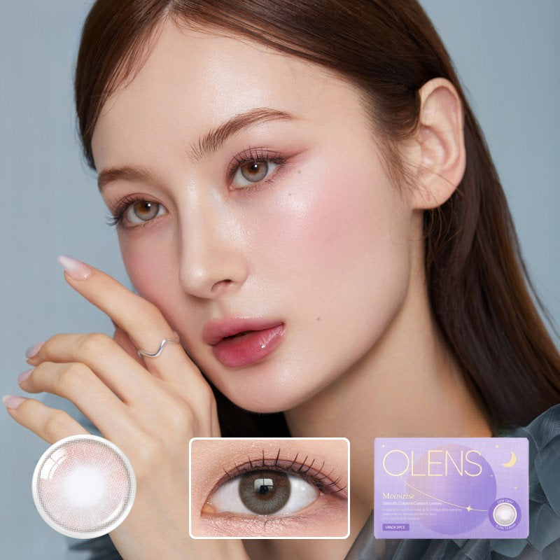 OLENS Moonrise Dew Gray Monthly Contact Lenses 2 Pack– Trendy Sweet Shop