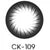Geo Circle Gray CK-109 Color Contact Lenses - Enhance your eye color with a subtle, natural look.