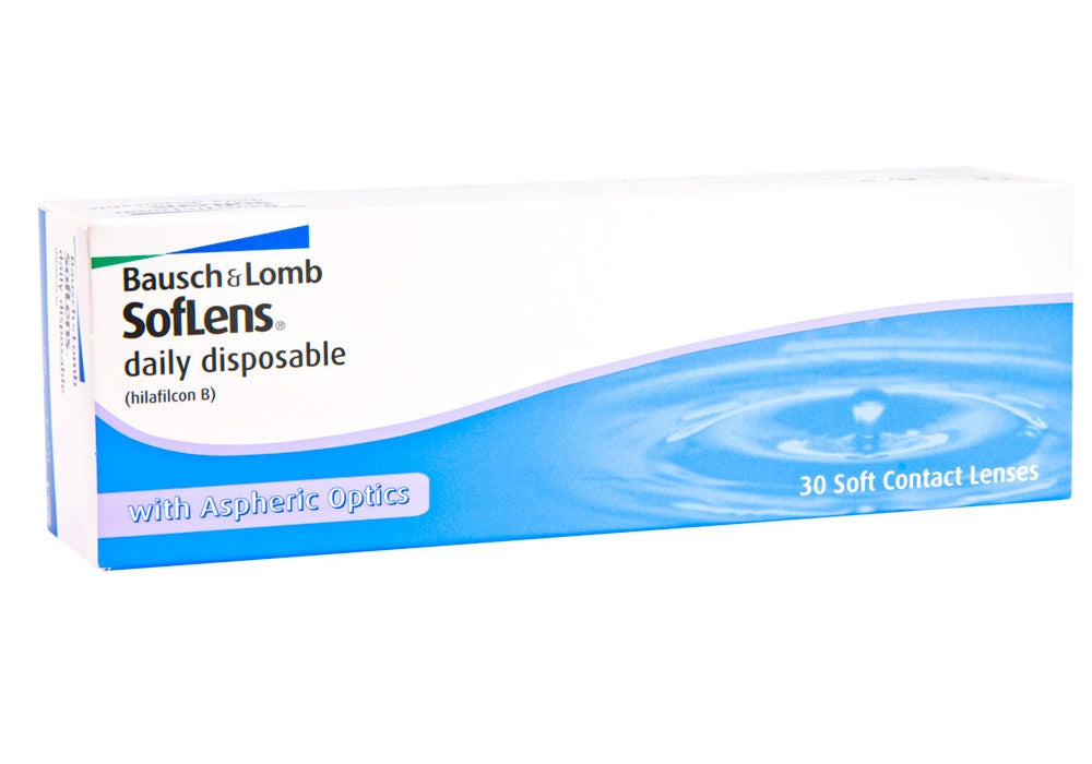 Bausch and Lomb SofLens Daily Disposable Contact Lenses 30 Pack– Trendy ...