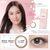 Seed Eye Coffret 1 Day UV Base Make Brown Contact Lenses 30 Pack - Transform your look with a subtle and stylish touch.