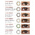 Fairy User Select 1 Day Misty Gray Contact Lenses 10 pack - Add a touch of sophistication with a 10 pack of gray lenses.